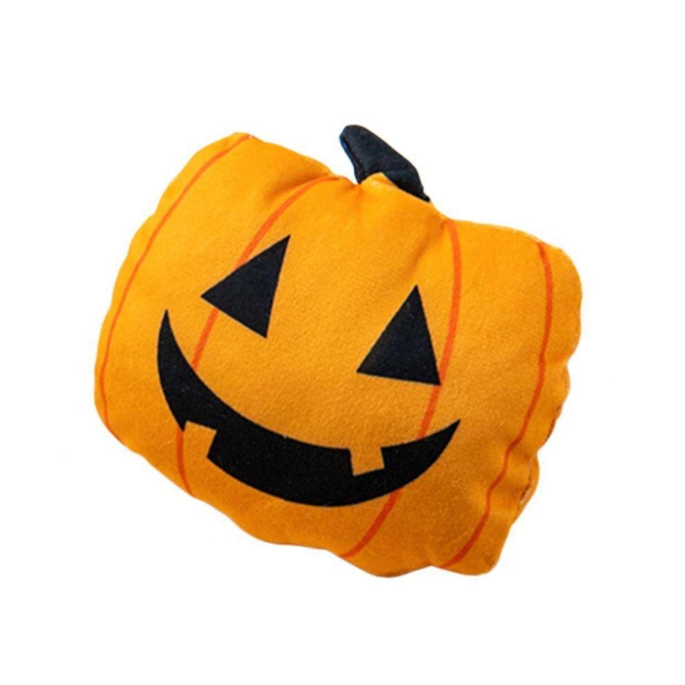 Ghost/Spirit/Pumpkin Cat Chewing Fun Doll Plush Halloween Cat Teeth Grinding Toys  Cleaning Teeth