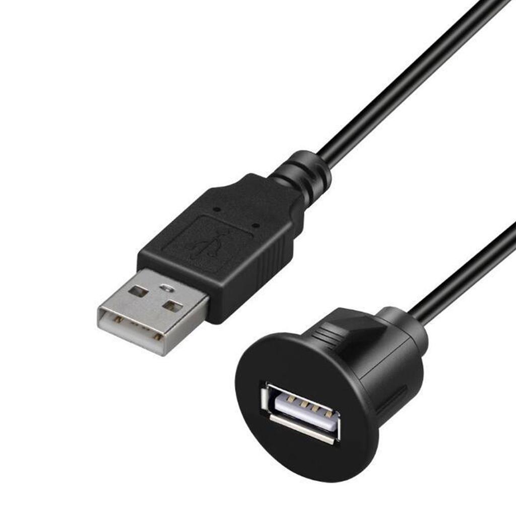 1 для установки на приборную панель автомобиля внедорожника M, USB 2.0, удлинительный кабель для панели с одним портом и гнездом для аудиокабеля Waterp