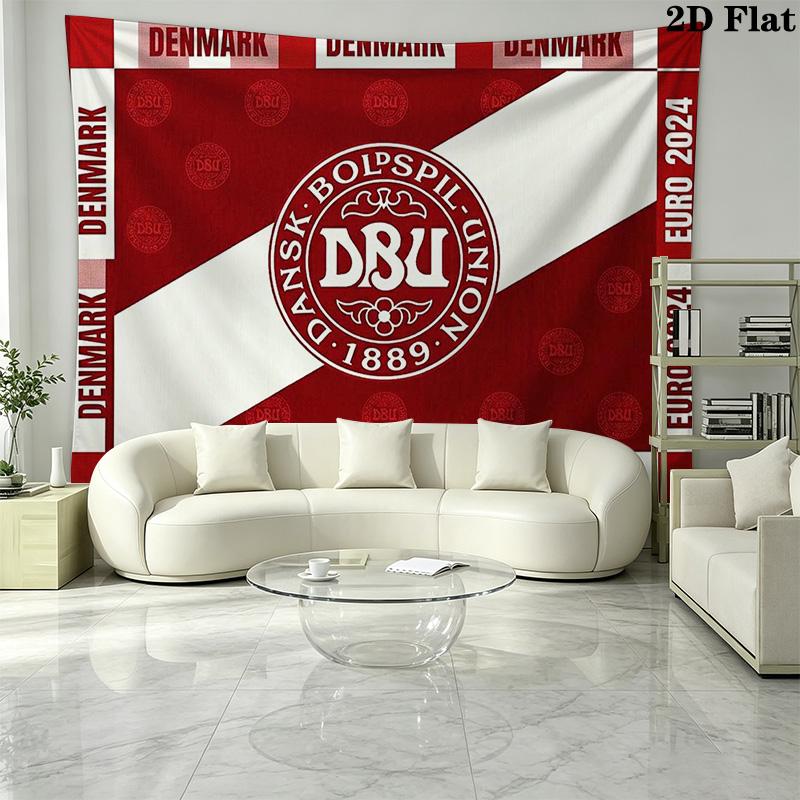 Denmark Wall Tapestry Aesthetic Wall Hanging Printed Fabric Blanket Decorative Tapestries for Bedroom Living Room Home Decor