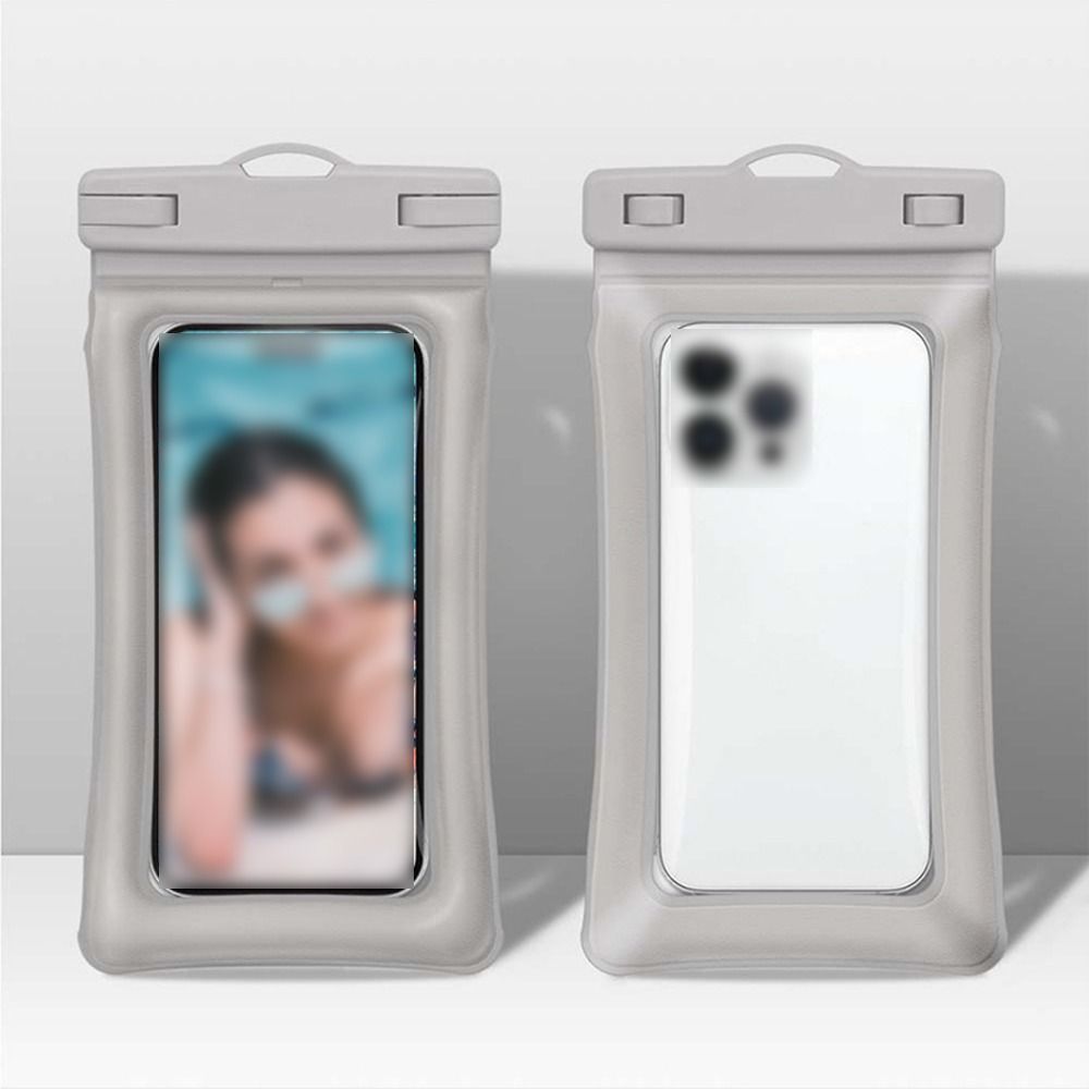 Touchable Screen Waterproof Phone Case Air Bag Swimming Storage Bag For 7.2 Inch Cell Phone