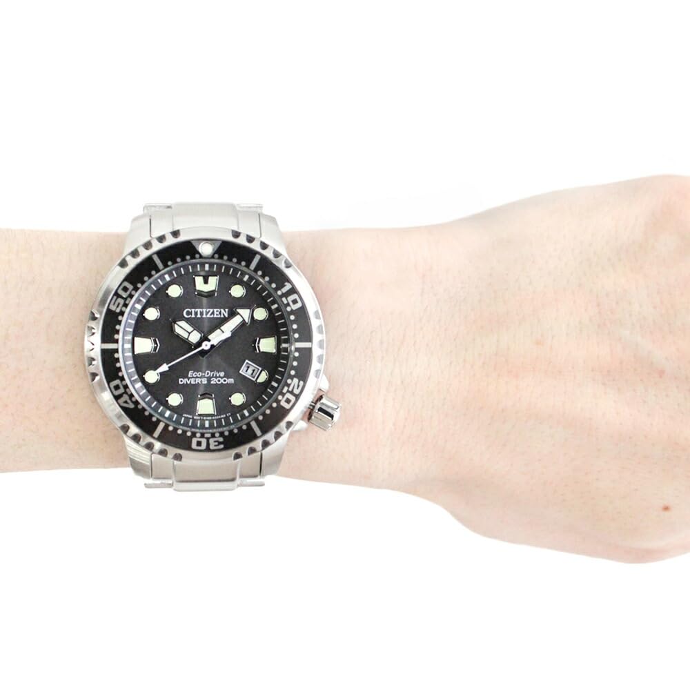CITIZEN Promaster Marine Men's Eco-Drive Diver's Watch Charcoal Gray - BN0167-50H, 200 m