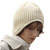 Золотая латунная этикетка Унисекс Осень Зима Удобные наушники Ветрозащитные Теплые Однотонные Свободного кроя Шапка Вязаная Снежная Шапка-бини Стильная Лыжная Шапка Корея [UNDERCONTROL]