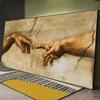 The Creation of Adam By Michelangelo Famous Art Canvas Paintings On The Wall Art Posters and Prints Pictures for Living Room No Frame