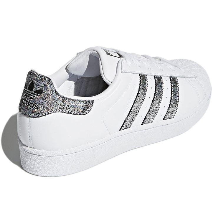 adidas Оригинальная серия Superstar Удобные Прочные Низкие Скейт-Кеды Женские Кроссовки CG5455