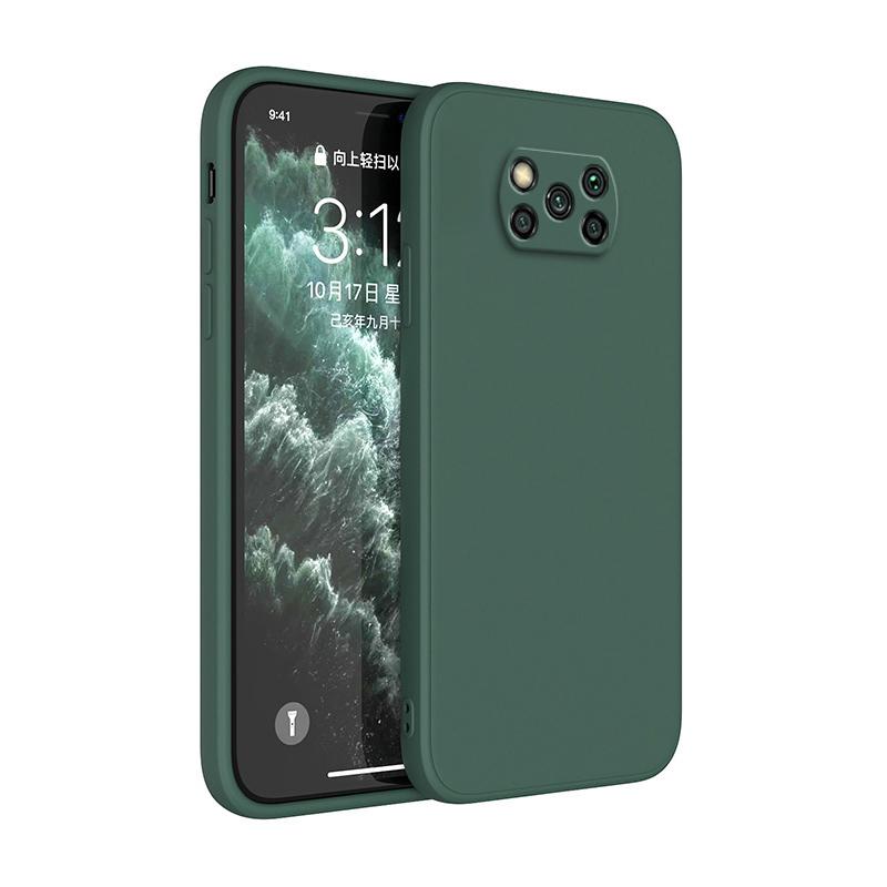 Оригинальный чехол для Xiaomi POCO X3 Pro NFC X4 GT Camera Protect Square Liquid Silicone X3Pro X4GT 5G Soft Luxury Thin Cover Fundas