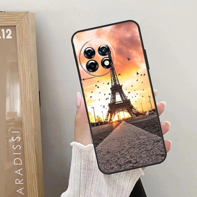 Париж Эйфелева башня Франция Чехол Для OnePlus Nord 5 CE 2 3 4 Lite N20 N30 OnePlus 15 R 13R 12R 10R 13T 10T 11 12 13 Обложка