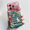 Милый Мультяшный Чехол Для ZTE Blade A36 Печатный Корпус Защитная Крышка Мягкий Силикон Черный Корпус