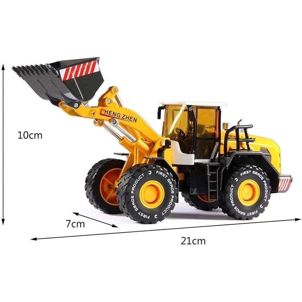 1/50 Toy Model Toy Simulation Engineering Vehicle Model Engineering Large Forklift Metal Inertia Children's Toy Car