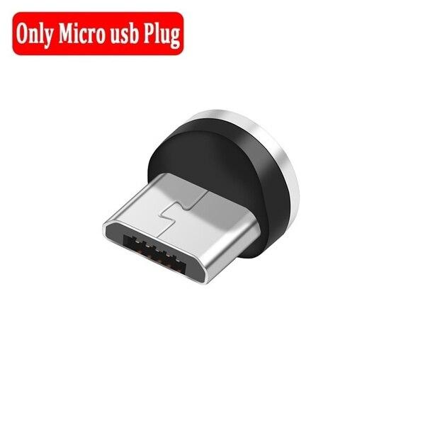 Магнитная вилка кабеля типа C Разъем кабеля для зарядки Lightning Micro USB Магнитная вилка шнура зарядного устройства Прямоугольная магнитная вилка кабеля
