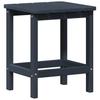 Side Table Navy Blue 38 x 38 x 46 cm Polyethylene