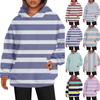 Женские толстовки с капюшоном большого размера с длинным рукавом с принтом, пуловеры, осенние наряды с карманом