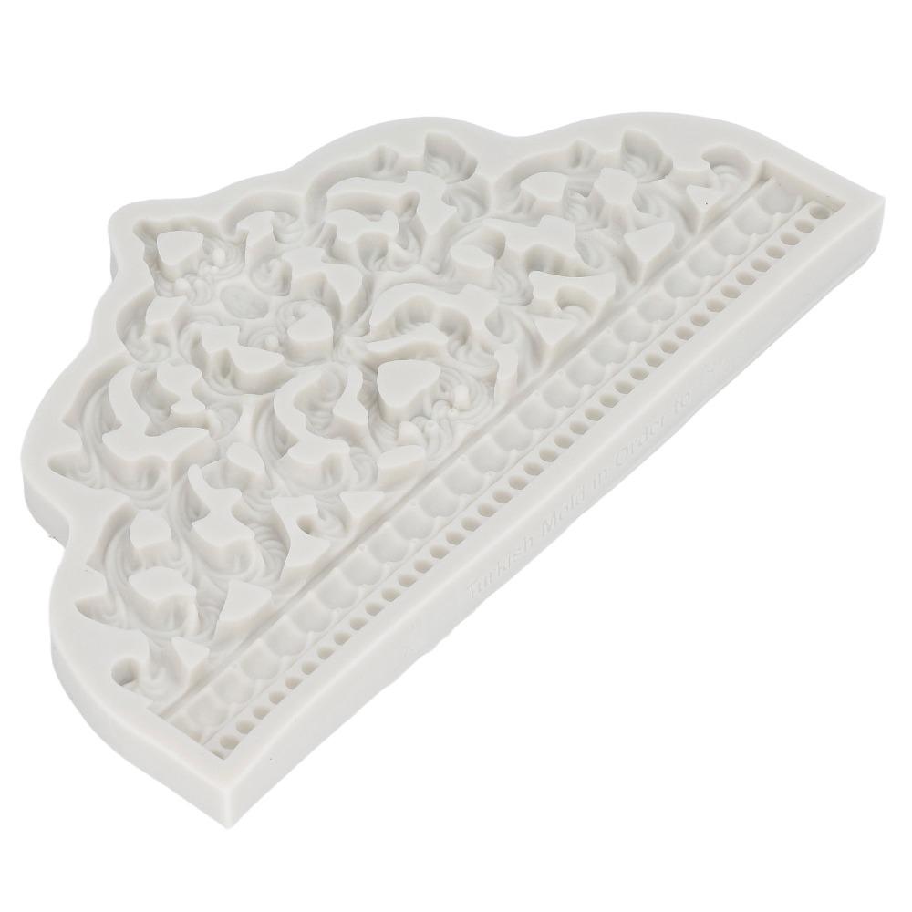 3D Relief Pattern Fondant Mold Food Grade Silicone Cake Decorating Mold  Craft Making