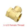 1/2 - 2 inches Female thread Brass Horizontal Check Valve 2-ways Threaded Swing Water Pipe Fitting