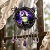 Hanging Wind Chime Acrylic Window Hanging Decor Bat Suncatcher  Halloween