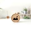 KATOMOKU Alarm Clock 6 Natural Alarm Clock Wooden Snooze Light km-89NA
