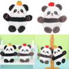 Delightful Stuffed Panda Keychain Plush Bag Charm With Soft Pp Cotton Filling