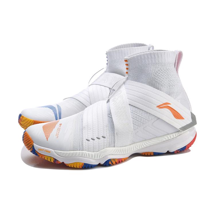 Беговые кроссовки Li Ning Ranger Унисекс Высокие Белый/Оранжевый AYAP015-3