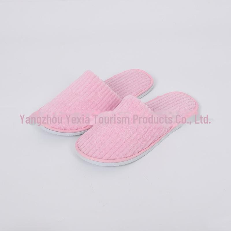Одноразовые тапочки для гостиниц из кораллового флиса: Впитывает пот, не скользит, дышащий