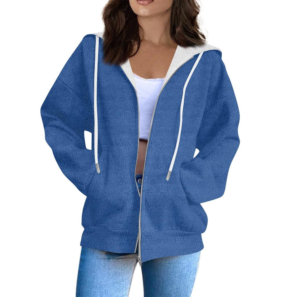 Women's Sweatshirt Sports Flannel Sweatshirt Long Sleeve Top Casual Hoodies Sweatshirt