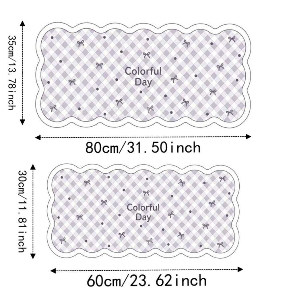 Gingham Mouse Pad Cute Table Blotter Table Cushion Desk Mat Students
