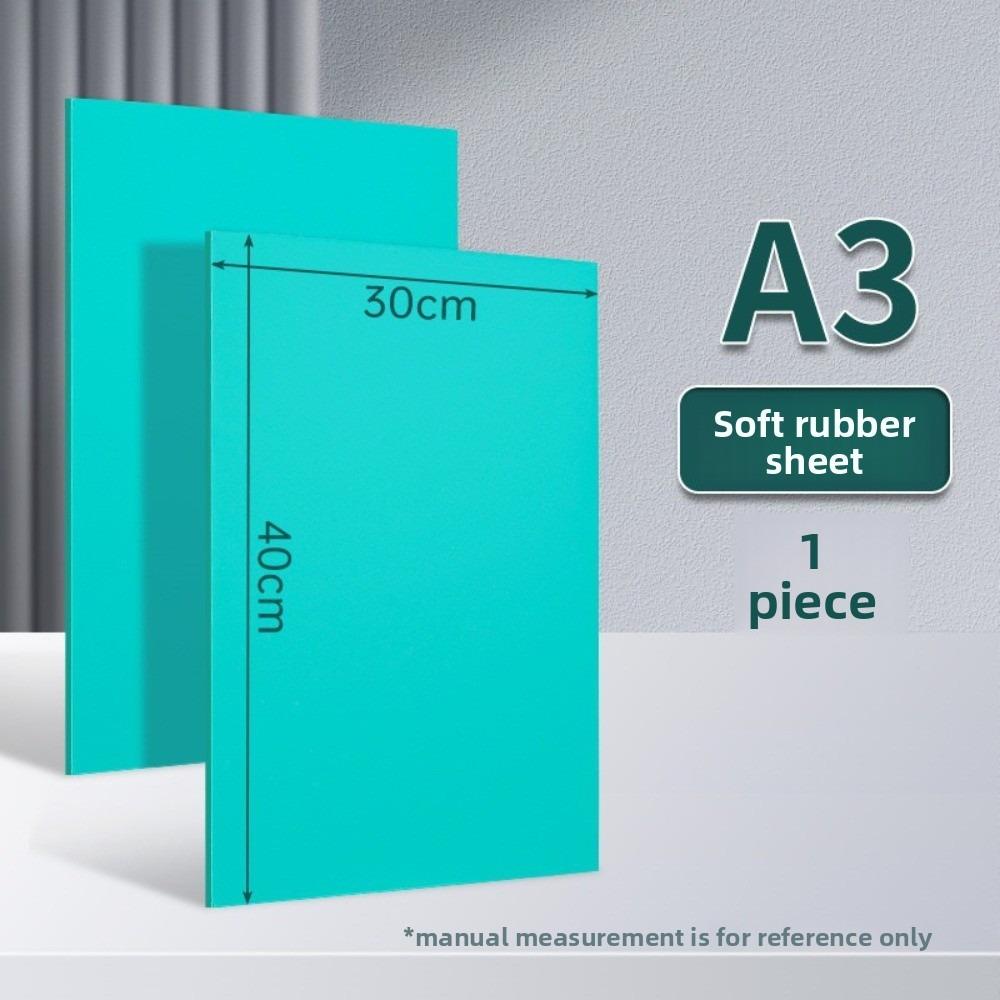 DIY Carving Rubber Block Soft Printmaking Set Creative Linoleum Carving Block for Printmaking