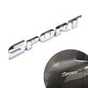 3D Chrome ABS Car Letters Logo SPORT Emblem Badge Sport Stickers Car Rear Trunk Accessories