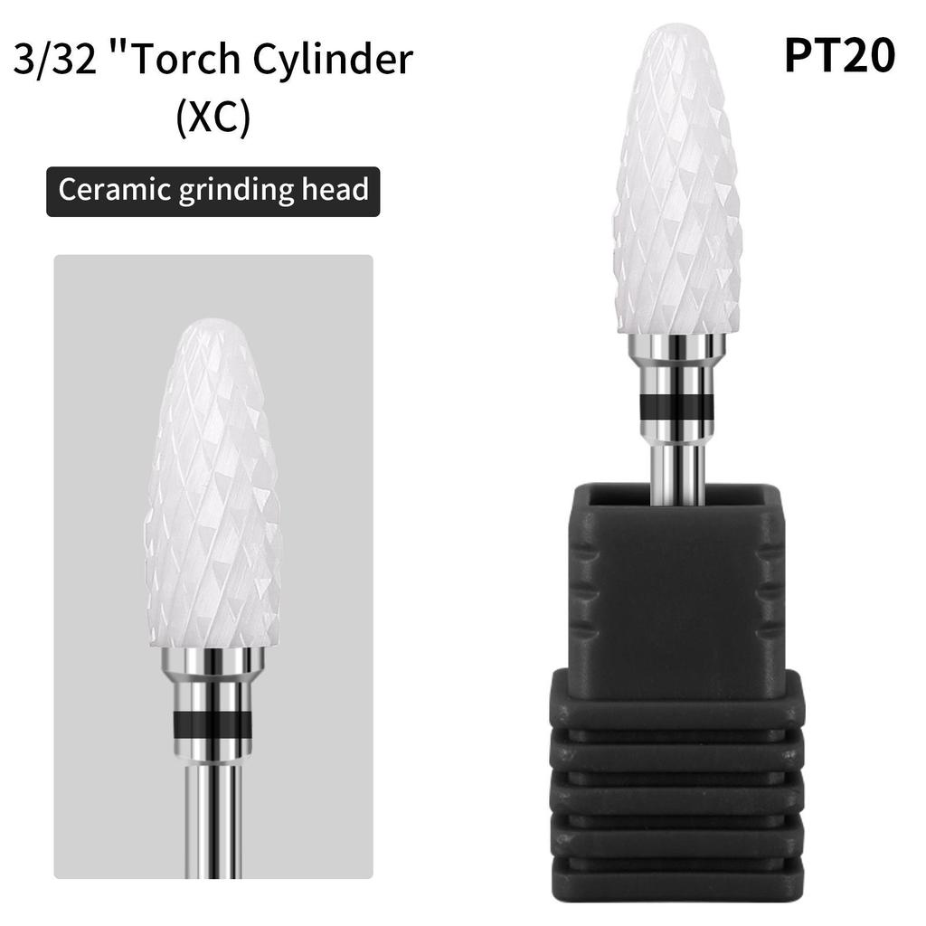 Ceramic Nail Grinding Head - Cuticle Remover & Polisher for Nail Art Tools