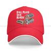 Pure Color Dad Hats Still Plays With Blocks Unisexs Hat Sun Visor Baseball Caps Engineer Peaked Cap