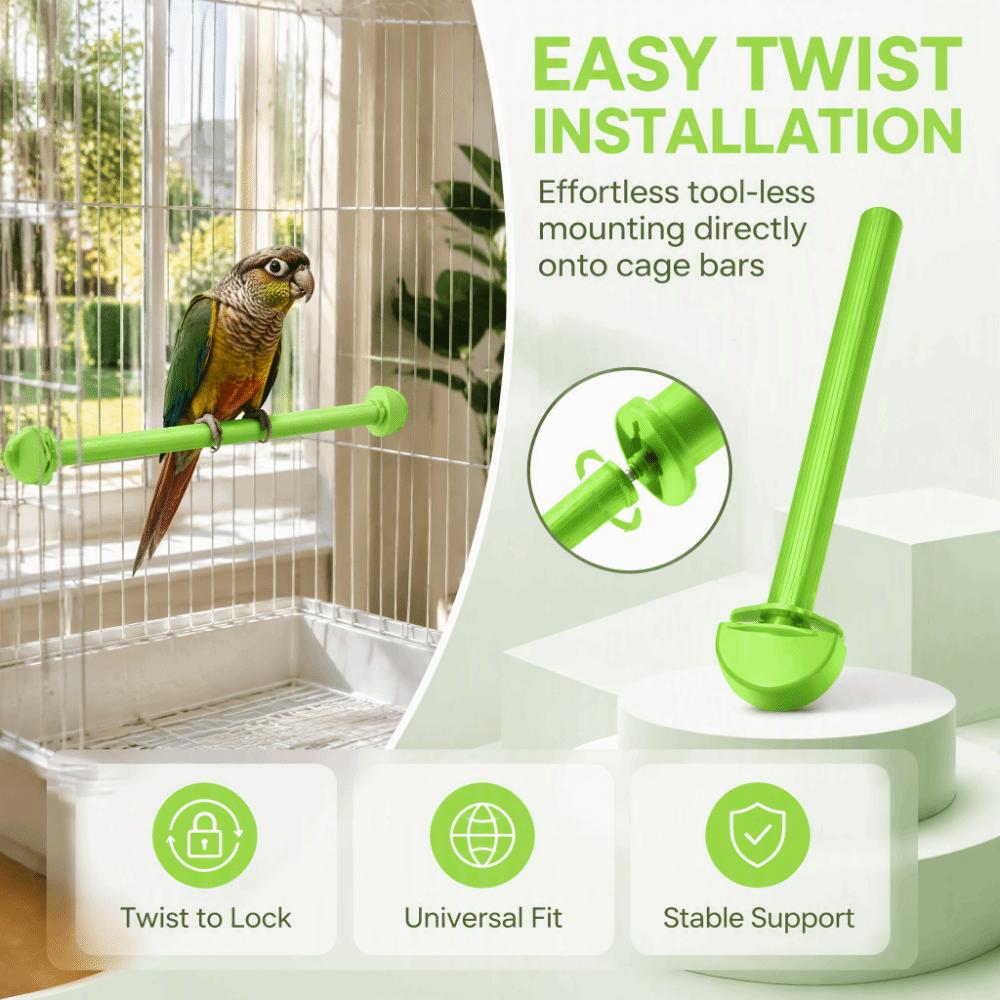 20pcs Plastic Material Bird Cage Perches Standing Design Bird Cage Accessories For Canary