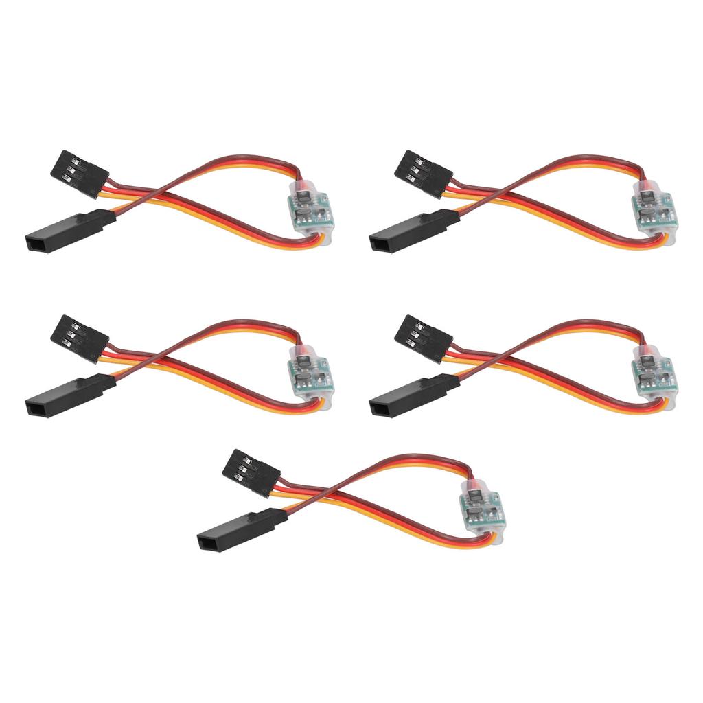5Pcs Servo Signal Reverser Steering Gear Rotation Inverter for RC Aircraft 3.6V‑24V 5A
