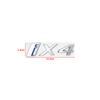 Car Stickers ABS 3D Letters Rear Trunk Emblem Logo for BMW iX i3 i4 i7 iX3 iX4 iX7 Matte Silver Accessories SU1