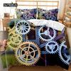 Механический механизм пододеяльник комплект постельного белья в стиле стимпанк часы полиэстер одеяло чехол для мужчин механическое устройство постельное белье