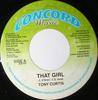 7inch Record TONY CURTIS - That Girl CO03 Concord Music US Reggae, Ska & Dub Used