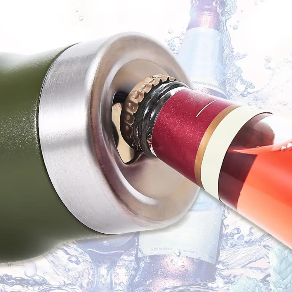 Термос-чашка 14 унций, открывалка для холодного хранения, утолщенная, сохраняющая охлаждение бутылка