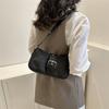 Chic Minimalist Pu Shoulder Bag For Women Trendy Street Style Dumpling Shape