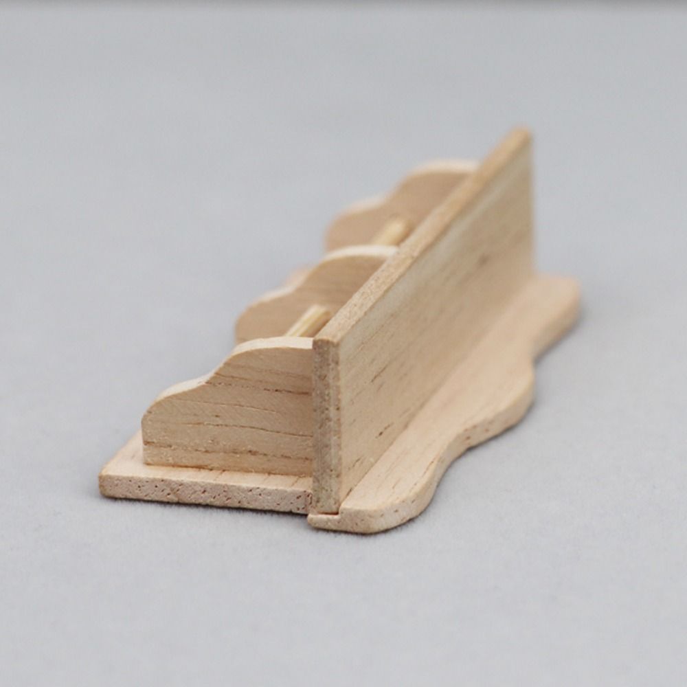 Wooden Dollhouse Storage Rack Miniature Dollhouse Wooden Shelf Furniture  Living Room