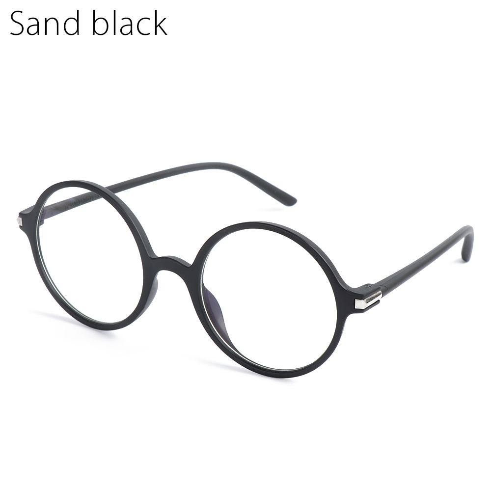 Винтажные круглые очки с защитой от синего света, прозрачные линзы, модная пластиковая оправа, очки, оптическая оправа для мужчин и женщин, поддельные очки