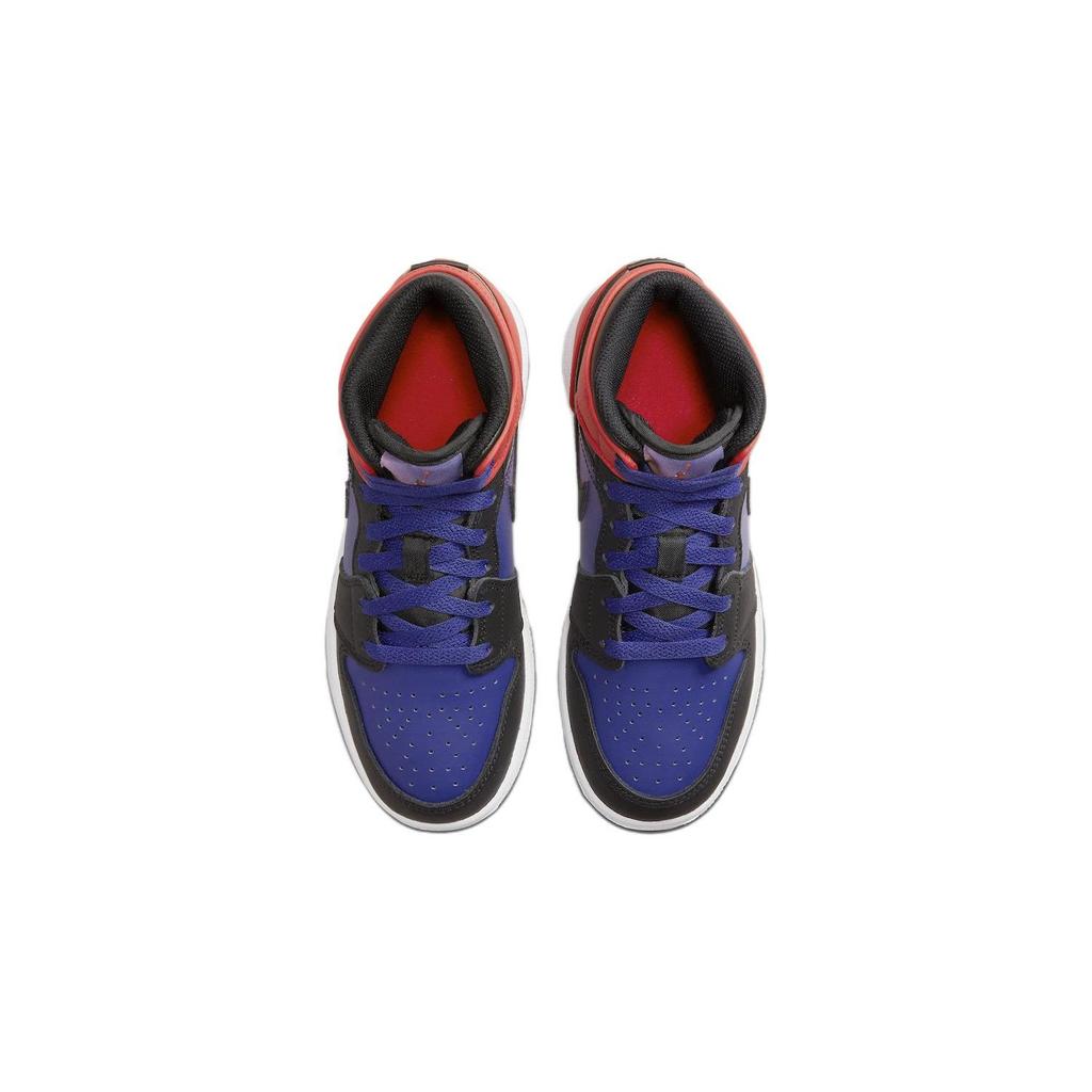 Air Jordan 1 Mid SS GS Skyline Kids Sneakers Blue Concord Black DX4379-400