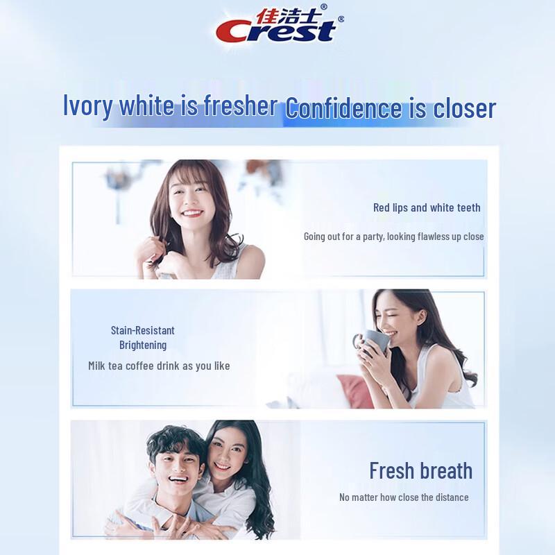 Crest Отбеливающая зубная паста с фиксацией аромата