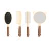 4PCS Set Women Cartoon Comb Set Kitty Hair Brushes and Comb with Mirror for Home Travel Office