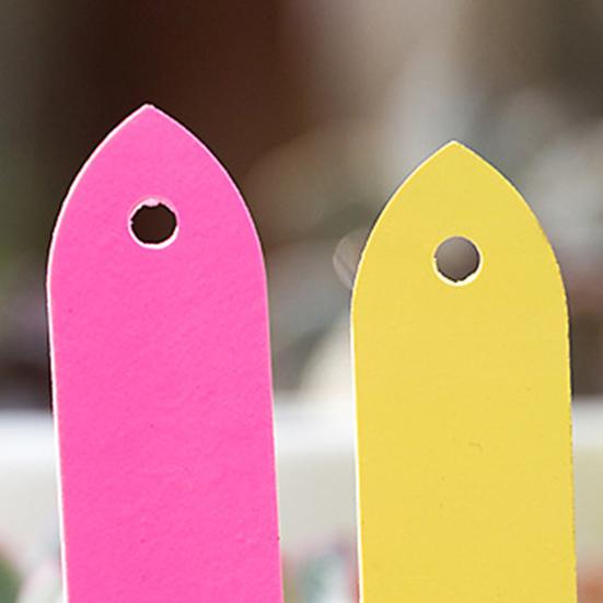 100 шт. Бирки для растений Высокая прочность Деформируемые Пластиковые Бирки для растений Маркировки для классификации горшечных цветов для двора