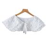 Fake Collar Shawl Wrap Shwal for Women's Shirt Embroidery Lace Necklace Vintage Detachable False Collar Short Capele