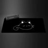 Cute Cartoon Black Cat Paw Mousepadwaterproof Nonslip Minimalist Cat Print Mousepad Sweet Office Gaming Desk Decor