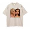 Doll Party Meme Graphic Meme T Shirts Unisex Women Short Sleeve Gothic High Street Tshirt Vintage Washed  Cotton Loose T Shirt