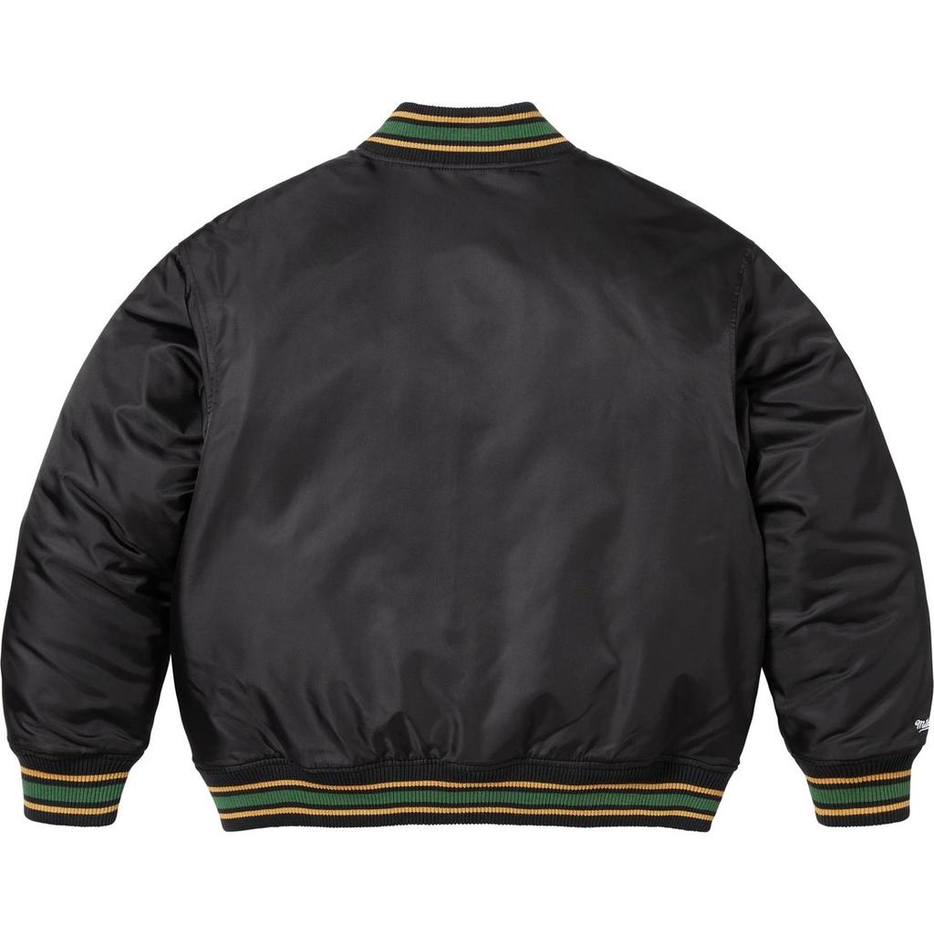 Supreme Mitchell & Ness Camo Logo Varsity Jacket SUP-SS25-009