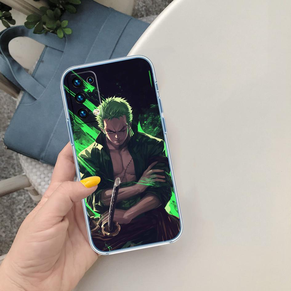 One Piece Art Soft Shell Transparent Phone Case for Motorola Moto G7 G8 G9 G84 G85 G73 G24 G15 Z2 Play Power Plus