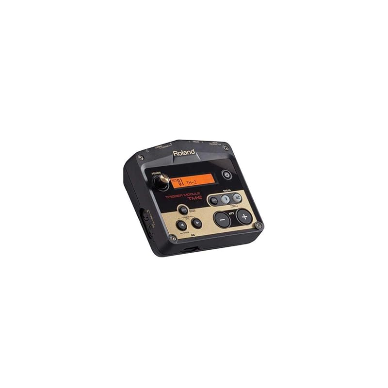 Roland TM-2 Триггерный модуль, гибридный модуль звуков ударных, идеально подходящий для живых выступлений и практики. Поддерживает работу от SD-карты и аккумулятора, с двумя