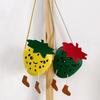 Kids Children Girls Cute Cartoon Strawberry Messenger Crossbody Shoulder Bags