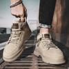 Boots Men's Casual Tooling Canvas Fashion Shoes Comfortable Breathable Increase Factory Wholesale