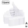 12Pairs White Cotton Gloves Thickened Stretchable Lining Gloves Glove Cleaning Work Woodworking V1G0